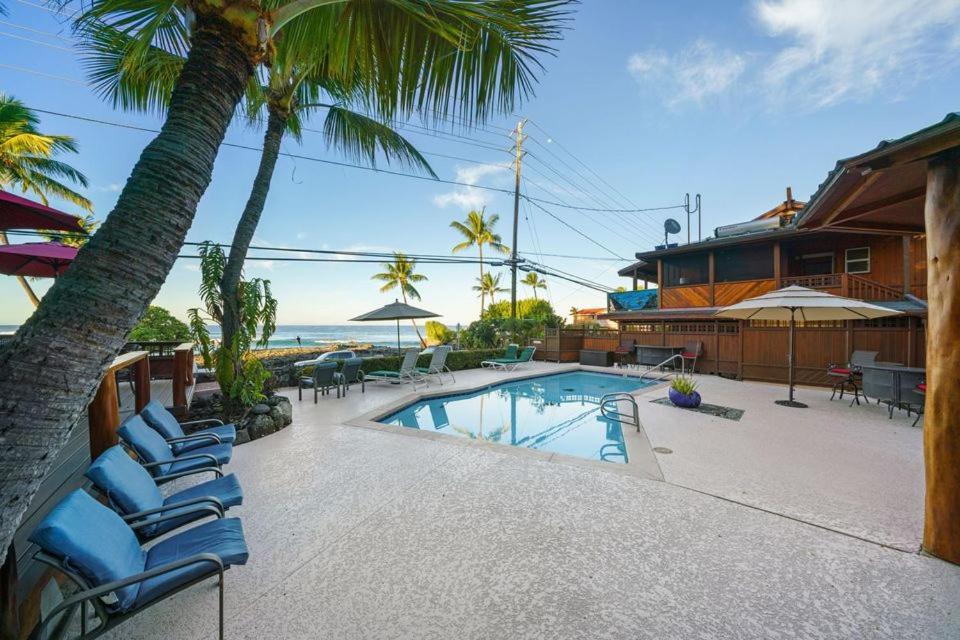 קאילואה-קונה Ocean View 2 Bedroom Kahalu'U Reef מראה חיצוני תמונה